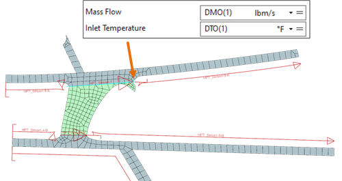 Thermal streams connected by defining shared stream properties within the thermal model.